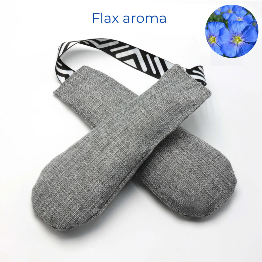 Boxing glove deodoriser with flax aroma